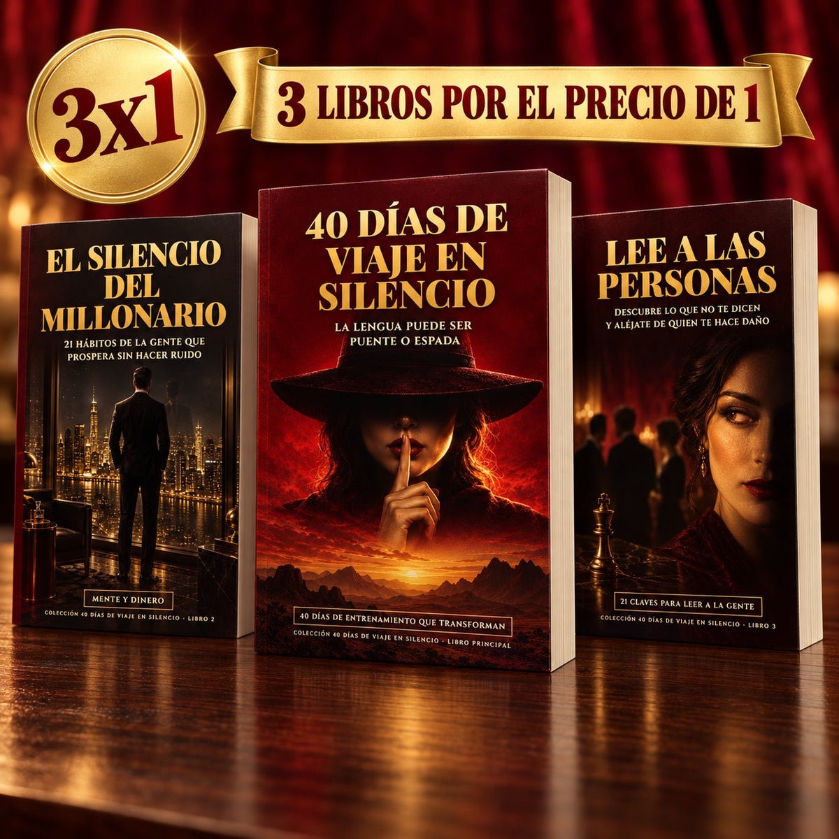 3x1 · 40 Días de Viaje en Silencio + 2 libros de regalo